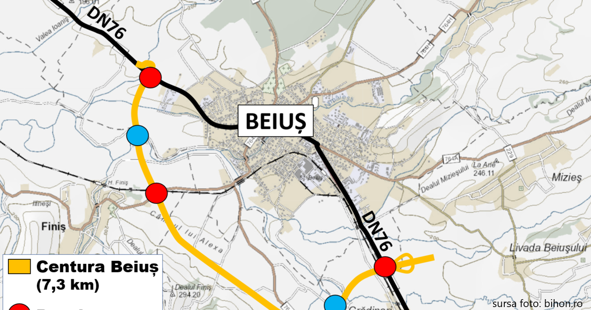 Se caută constructor pentru centura Beiuș, un proiect în valoare de 70 de milioane de euro