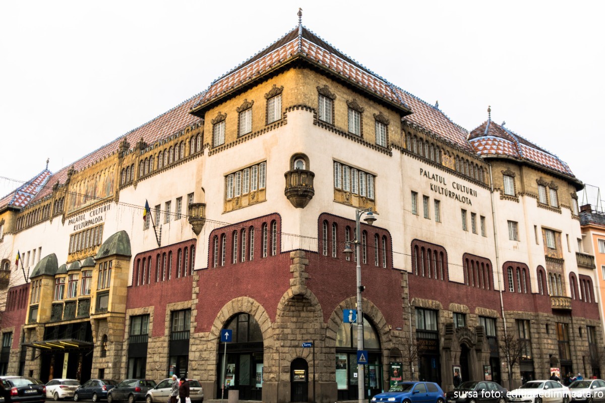 Palatul Culturii din municipiul Târgu Mureș, o capodoperă arhitectonică, atrage anual mii de turiști