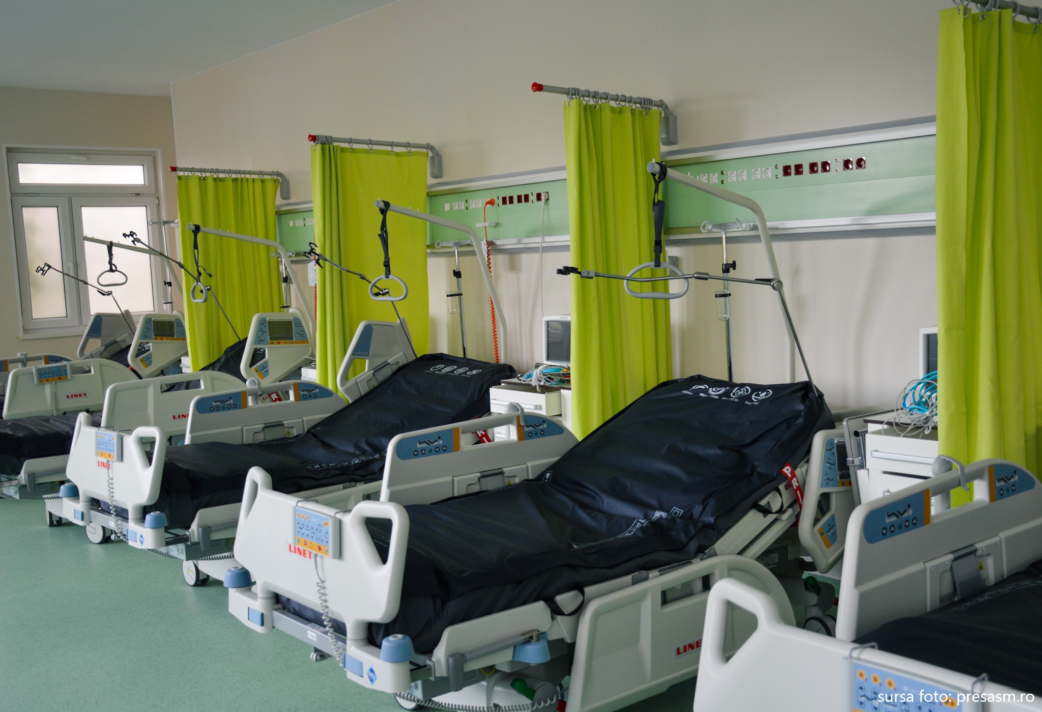 Au fost finalizate lucrările la Secția de Terapie Intensivă din cadrul Spitalului Județean de Urgență