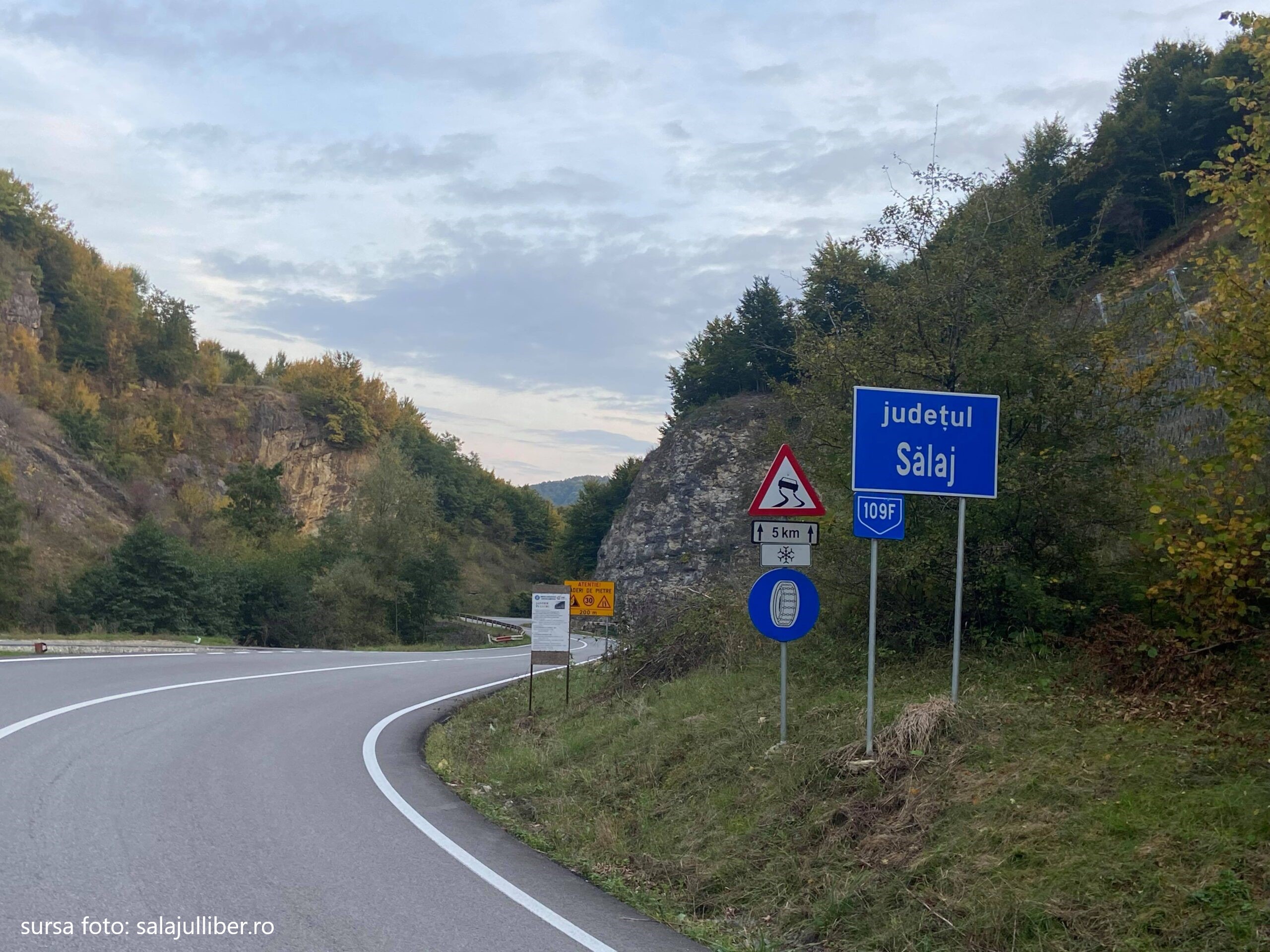 Se închide circulația pe Drumul Național 1F Zalău – Sărmășag -Satu Mare, anunță autoritățile