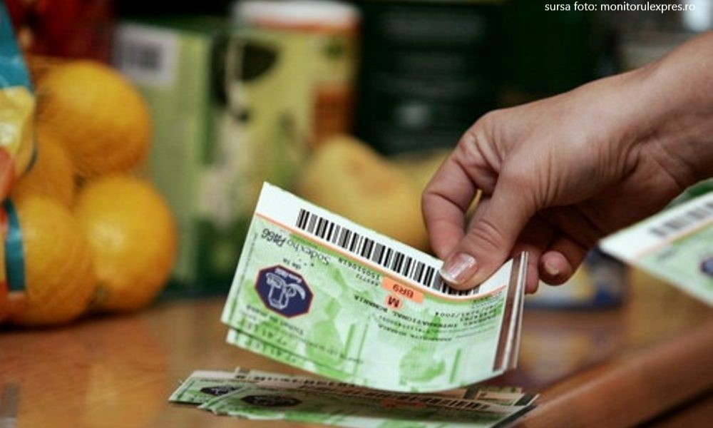 A început distribuirea voucherelor sociale. Tichetele au o valoare nominală de 250 lei
